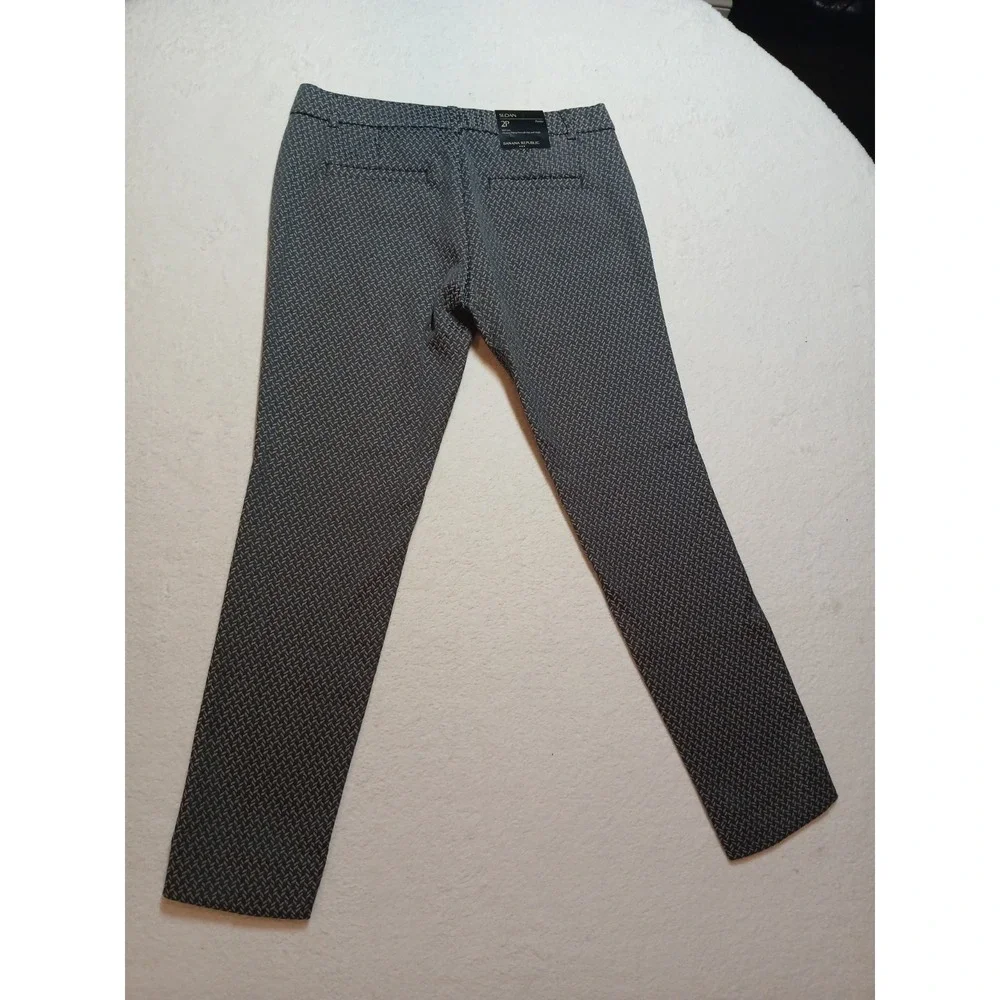 Banana Republic Sloan Pants Womens 2P Sloan Fit Petite Dress Work Geometric Dsgn